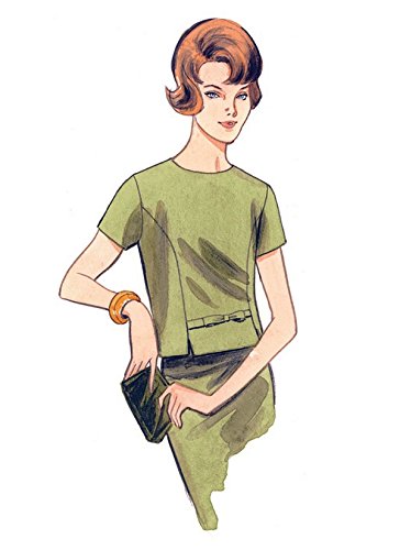 vogue レイニー V9187 | Misses' Jewel or Scoop-Neck, Princess-Seam Tops